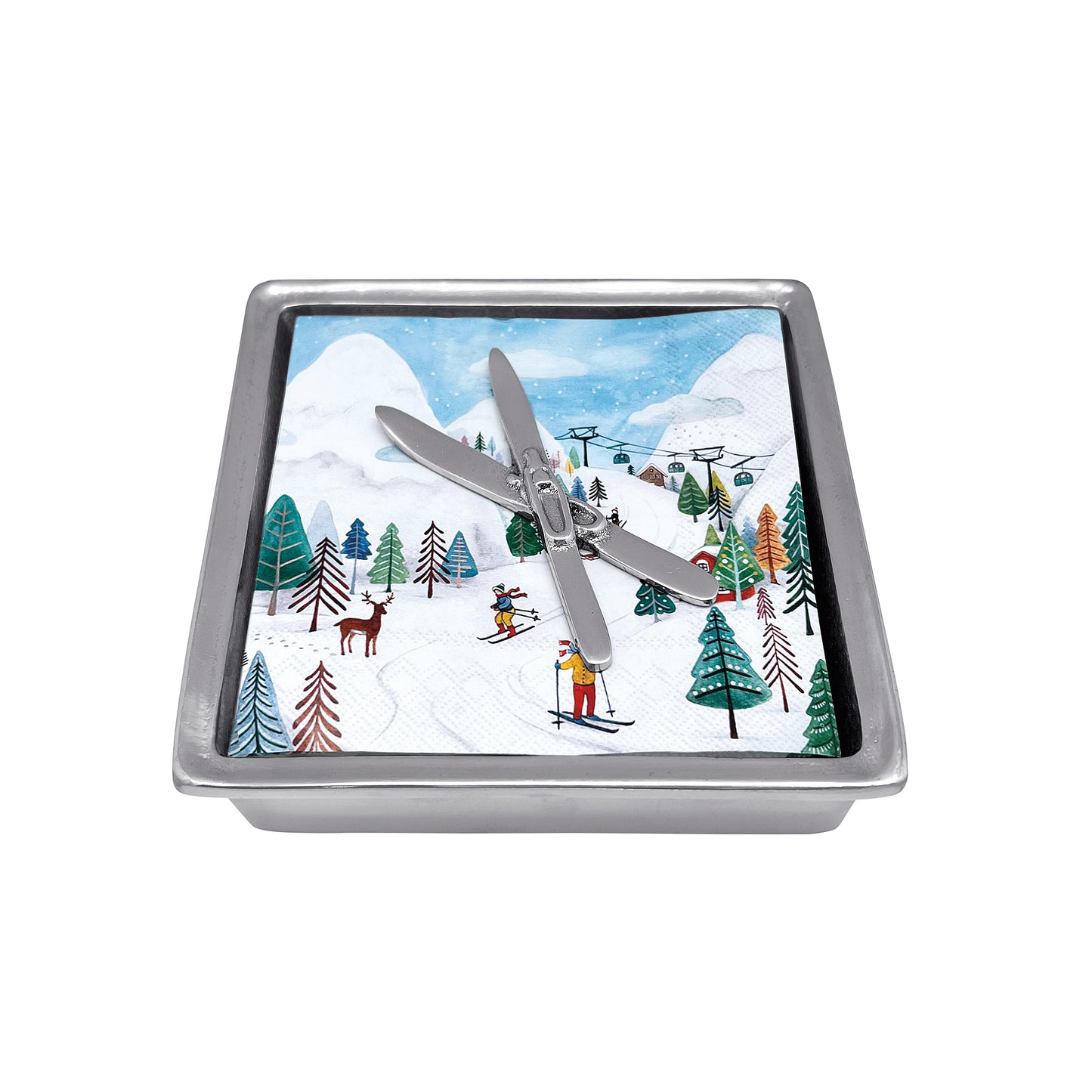 Crossed Skis Napkin Weight