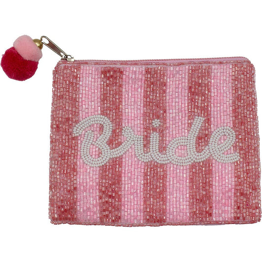 Bride Beaded Coin Pouch