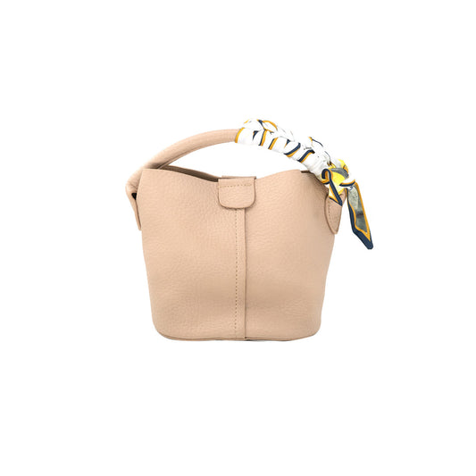 Vegan Leather Clutch Beige