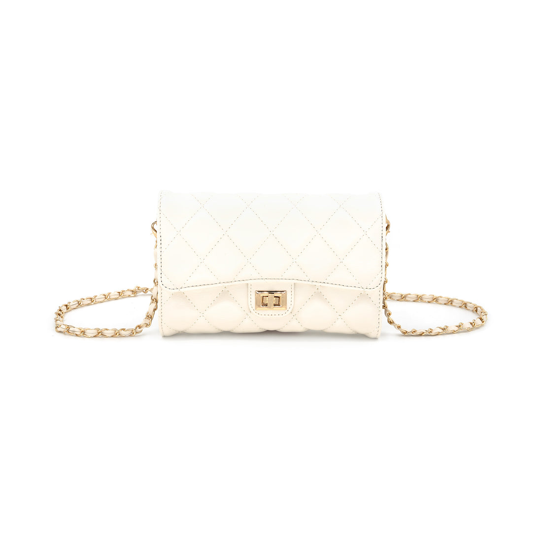 Tufted Clutch White