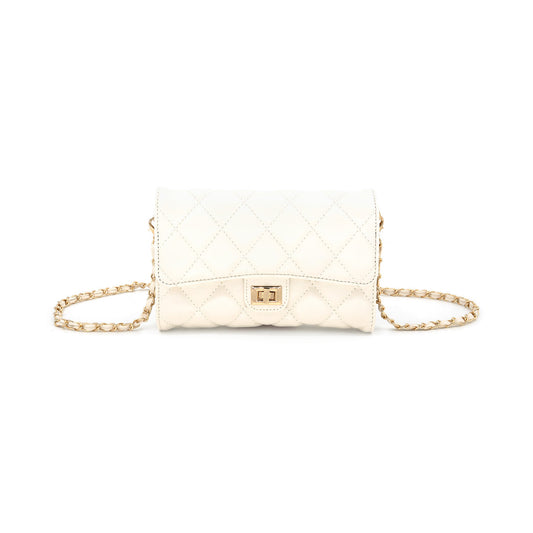 Tufted Clutch White