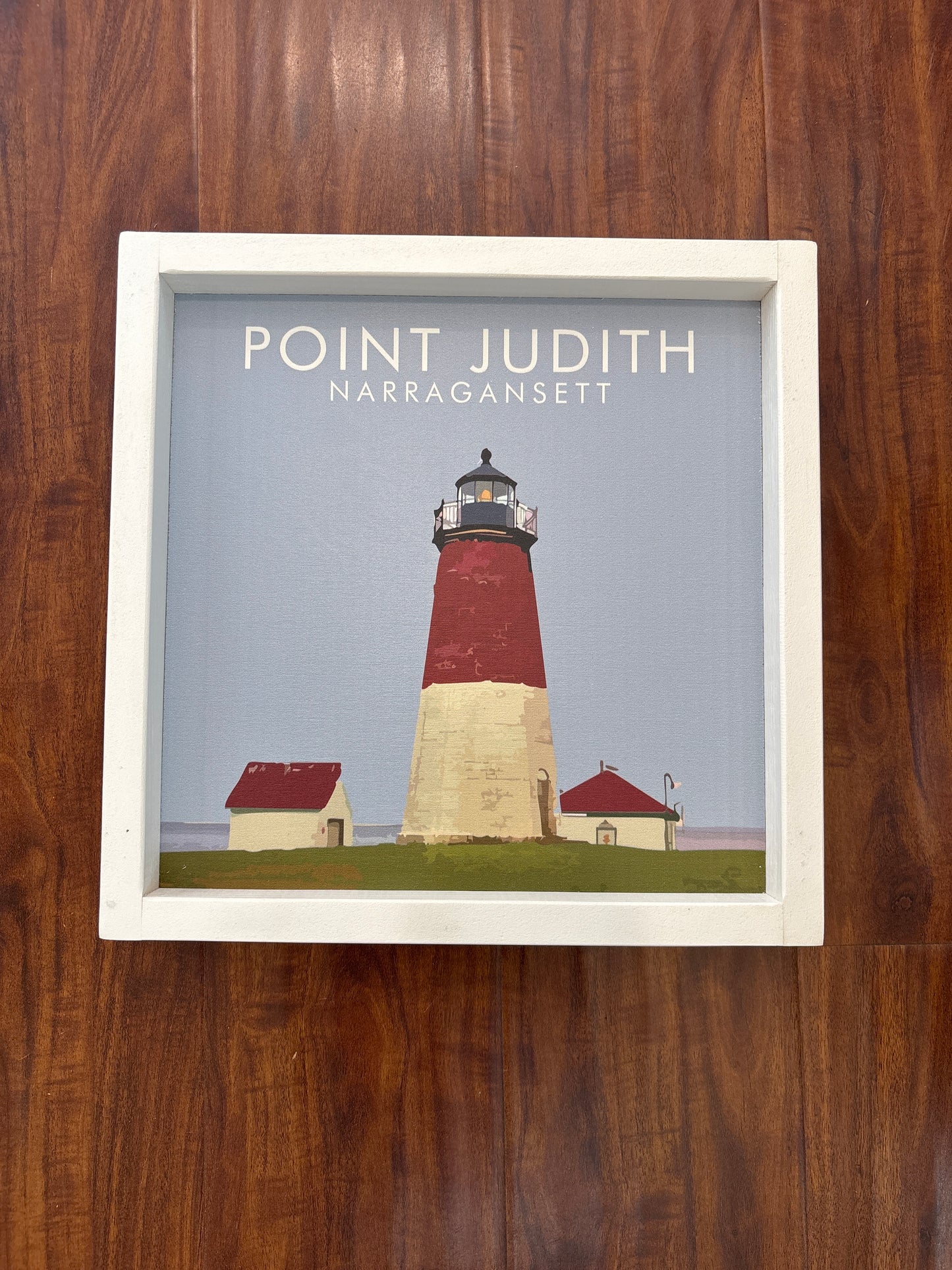 Point Judith Wall Art / Serving Tray 12x12