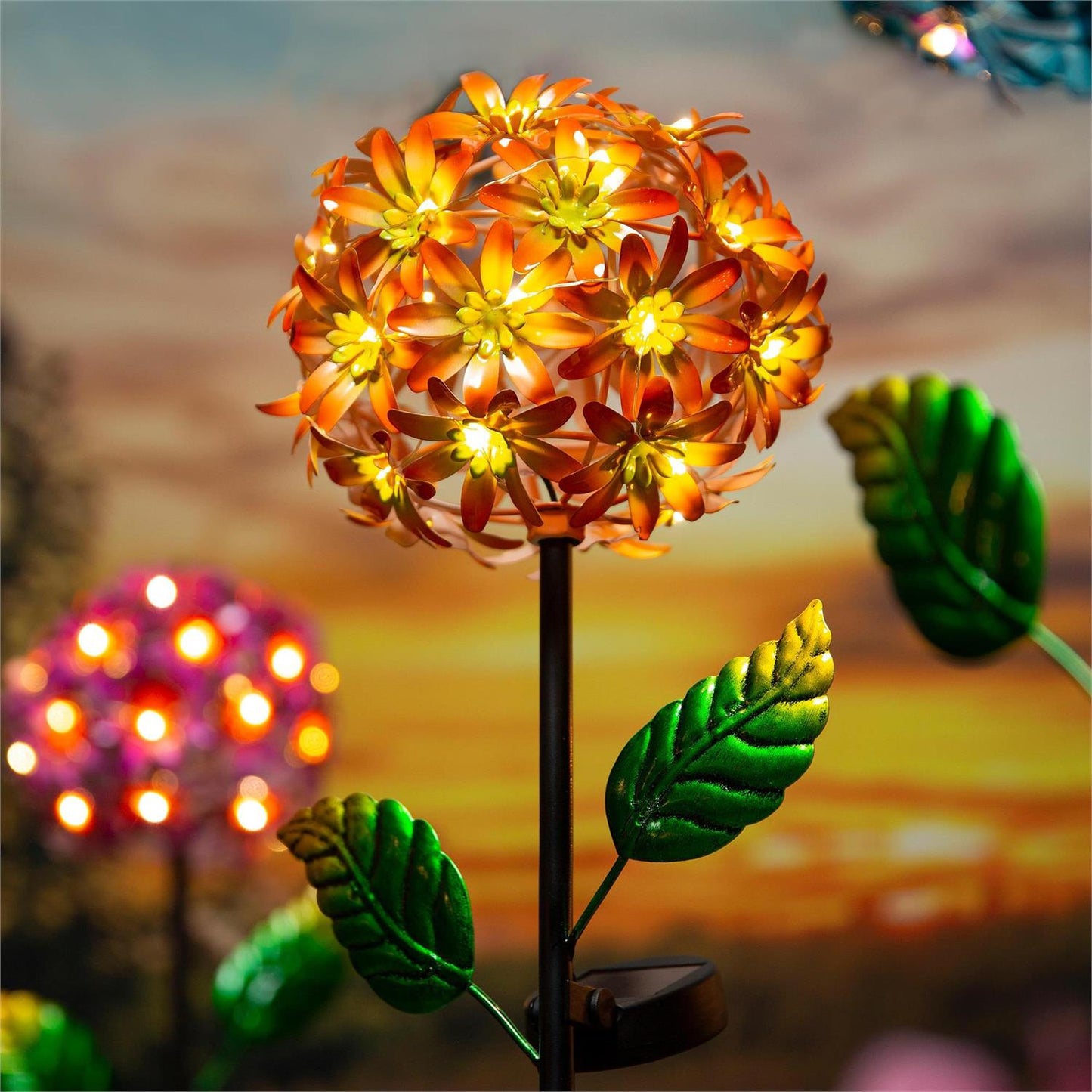 What She Shed Garden Stake, Solar Hydrangea