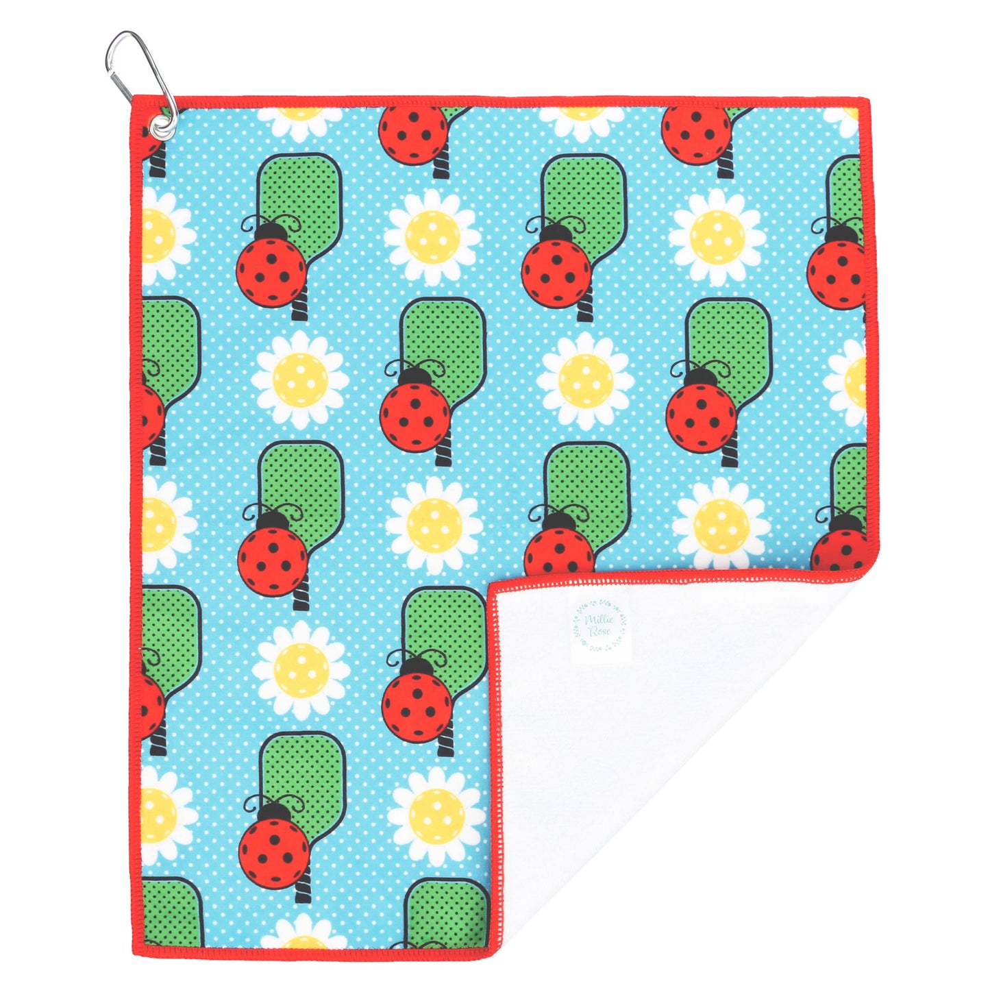 Ladybug Lane - Pickleball Towel - Pickleball Accessories