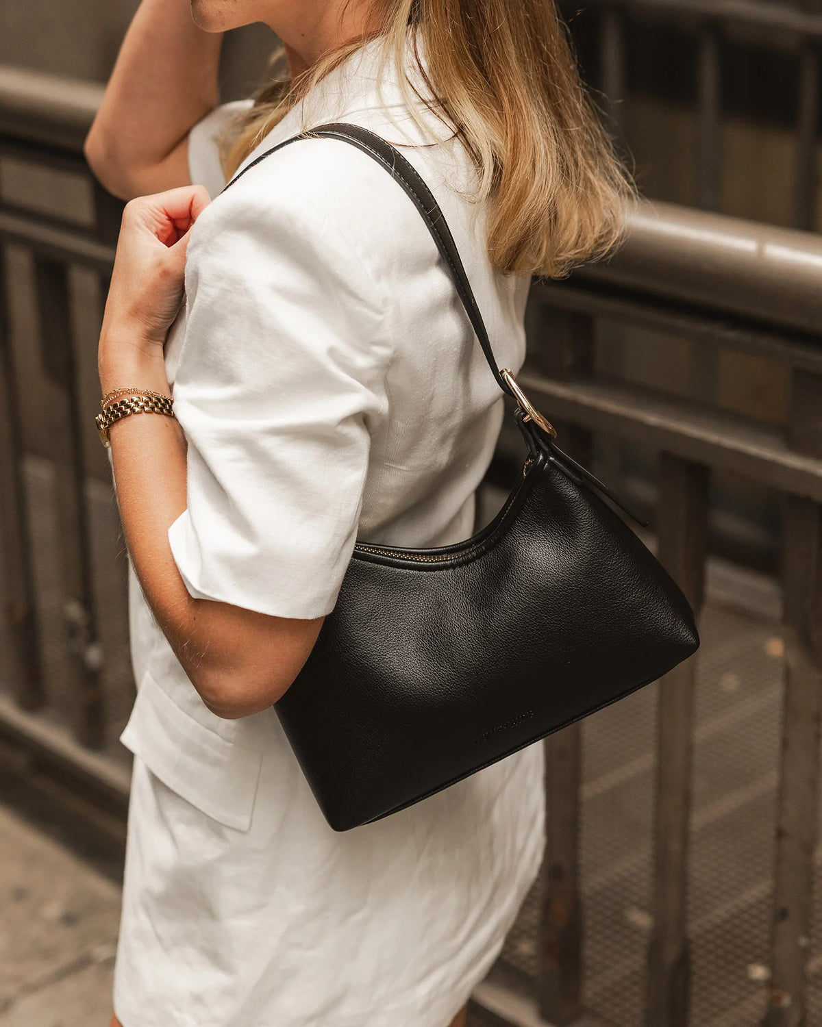Amelia Shoulder Bag - Black
