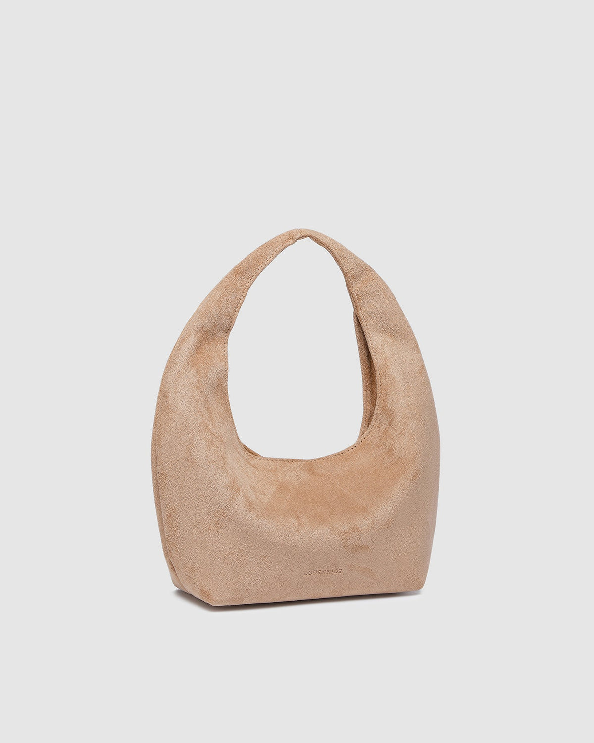 Mini Monaco Suedette Shoulder Bag - Blonde
