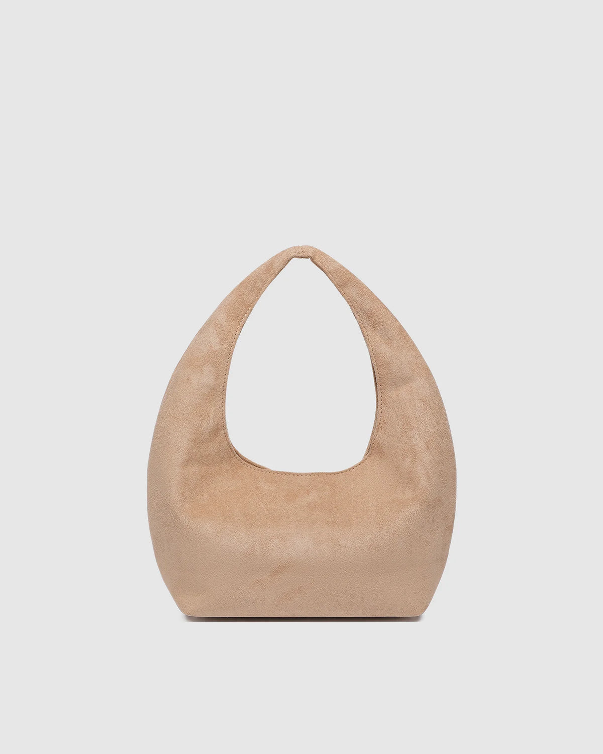 Mini Monaco Suedette Shoulder Bag - Blonde