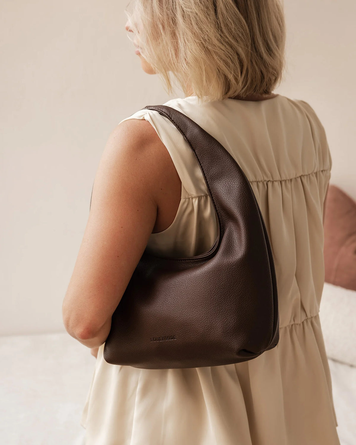 Mini Monaco Shoulder Bag - Chocolate