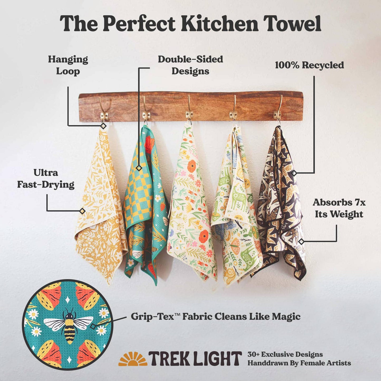 Kitchen Tea Towel Quick Dry | Rhode Island