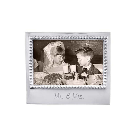 Mr and Mirs Beaded 4 x 6 Frame