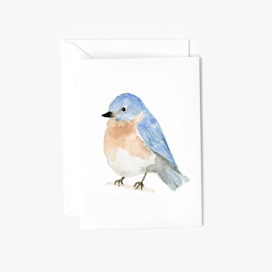 Bluebird mini notecard
