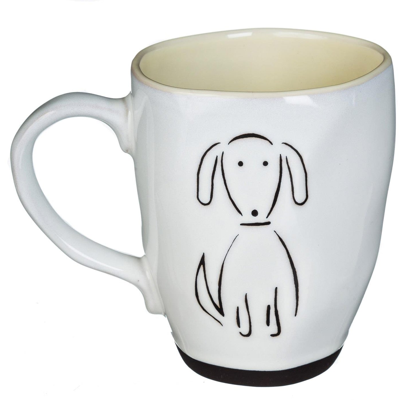 Ceramic Cup and Ball, Pet Dog, 16oz