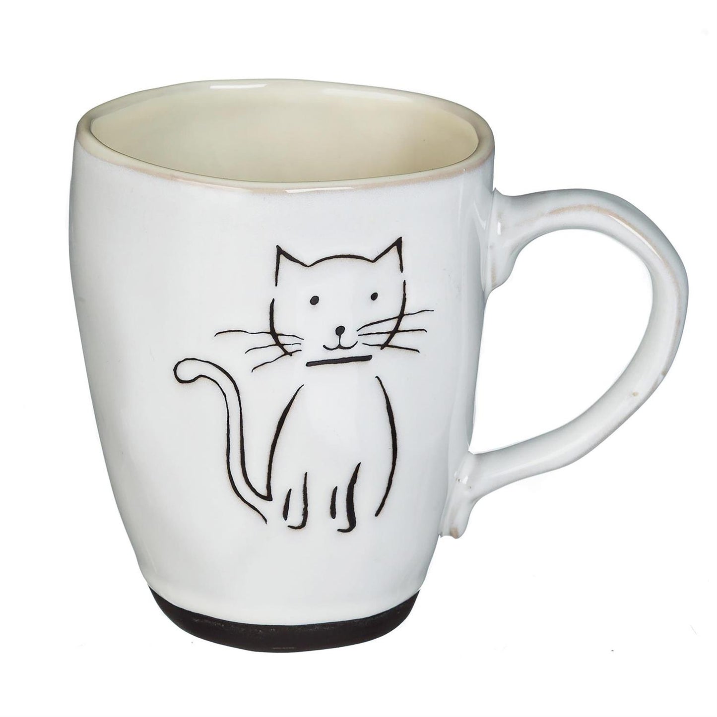 Ceramic Cup and Mouse Toy, Pet Cat, 16oz