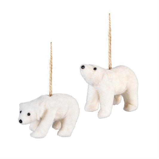 Fabric Polar Bear Ornament