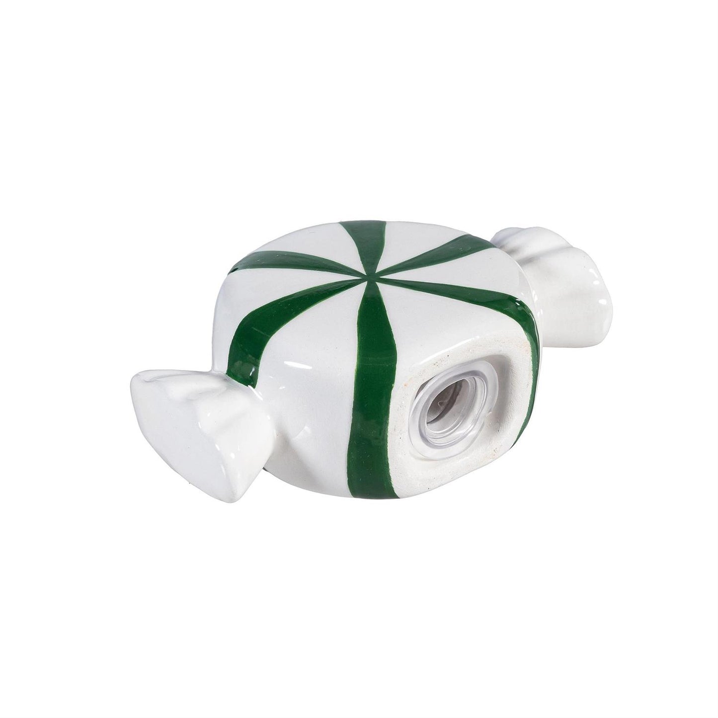 Salt & Pepper Shakers - Ceramic Peppermint Candy