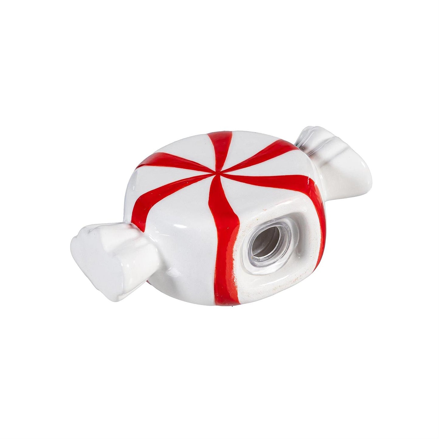Salt & Pepper Shakers - Ceramic Peppermint Candy