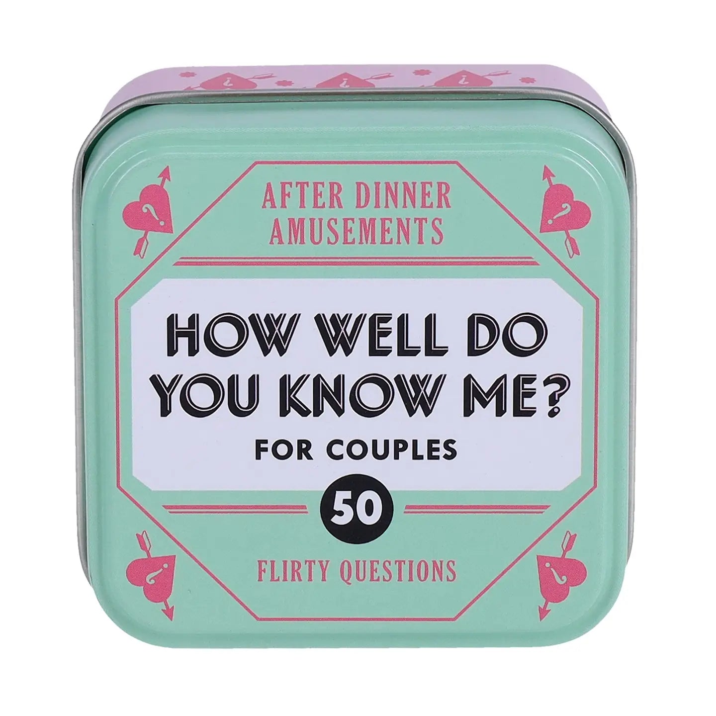 After Dinner Amusements: How Well Do You Know Me? For Couples.