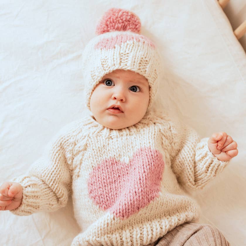 Sweetheart Crew Neck Sweater Baby & Toddler