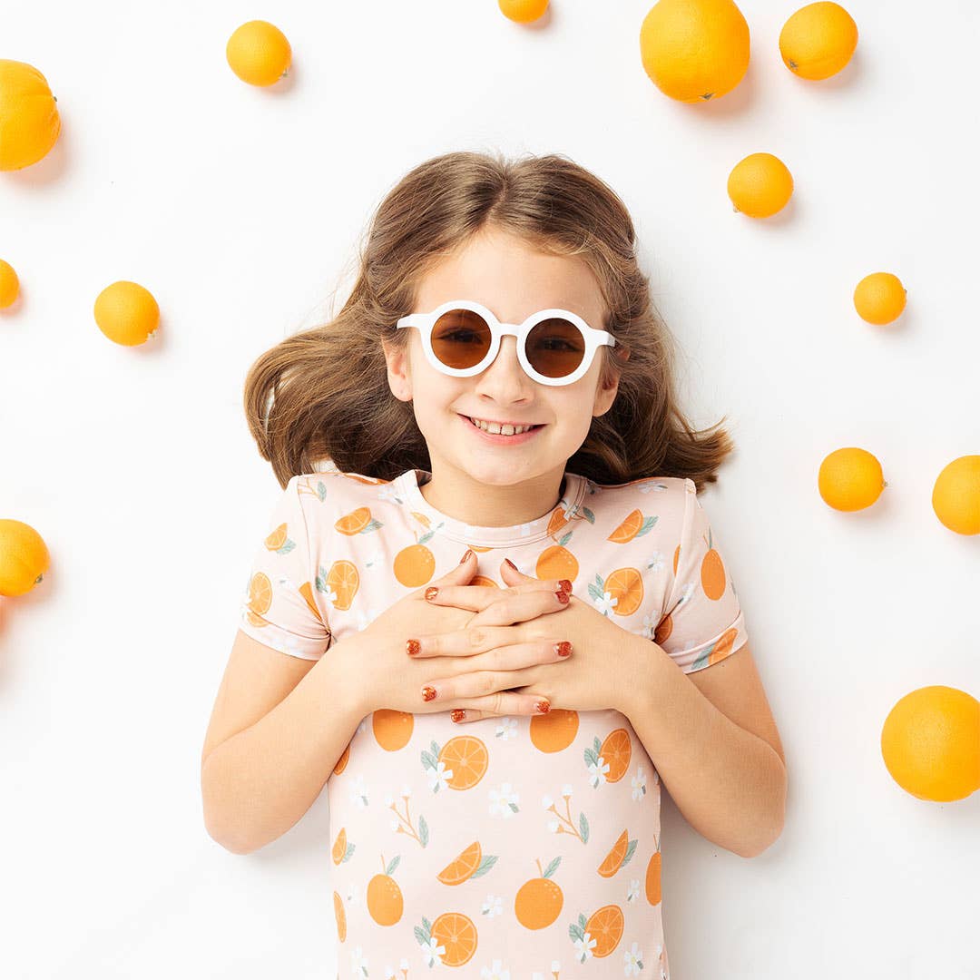 Freshly Squeezed Oranges Bamboo Toddler Pajamas Sleepwear Set