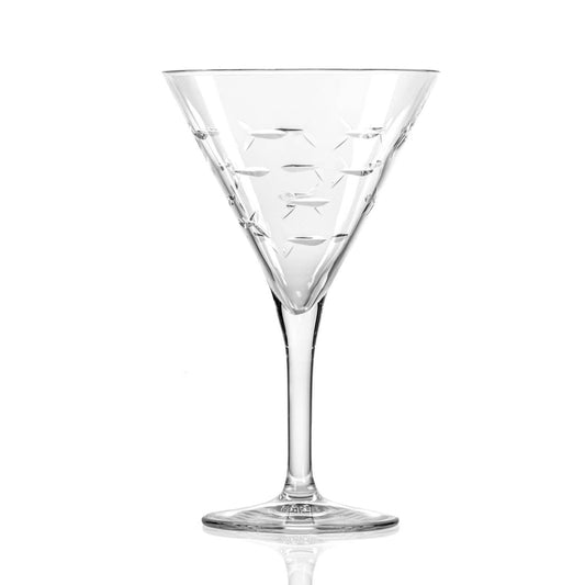 School of Fish Martini Glass 7.5oz