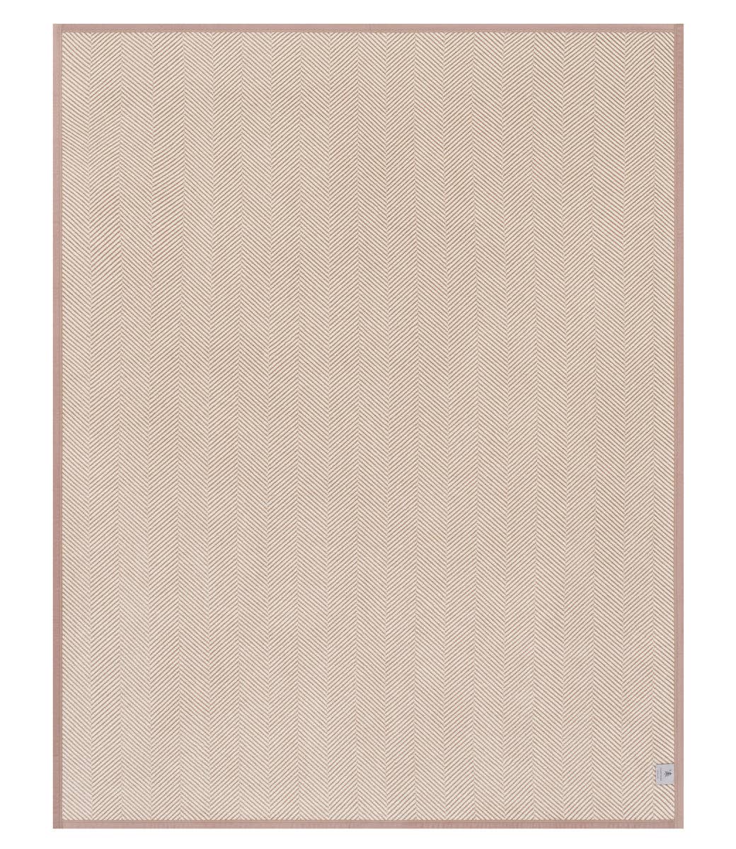 Harborview Herringbone Sepia Blanket  - Original Size