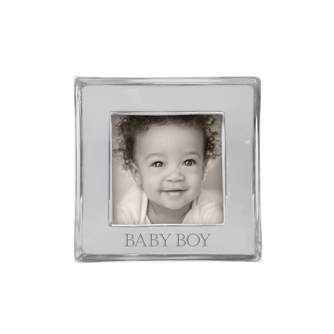 BABY BOY Beaded 4x4 Frame