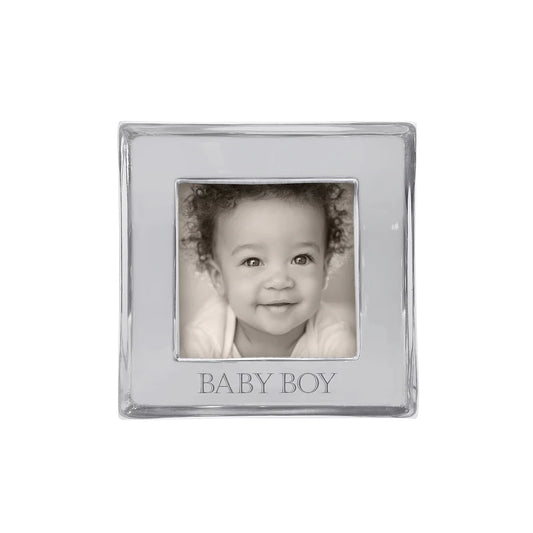 BABY BOY Beaded 4x4 Frame