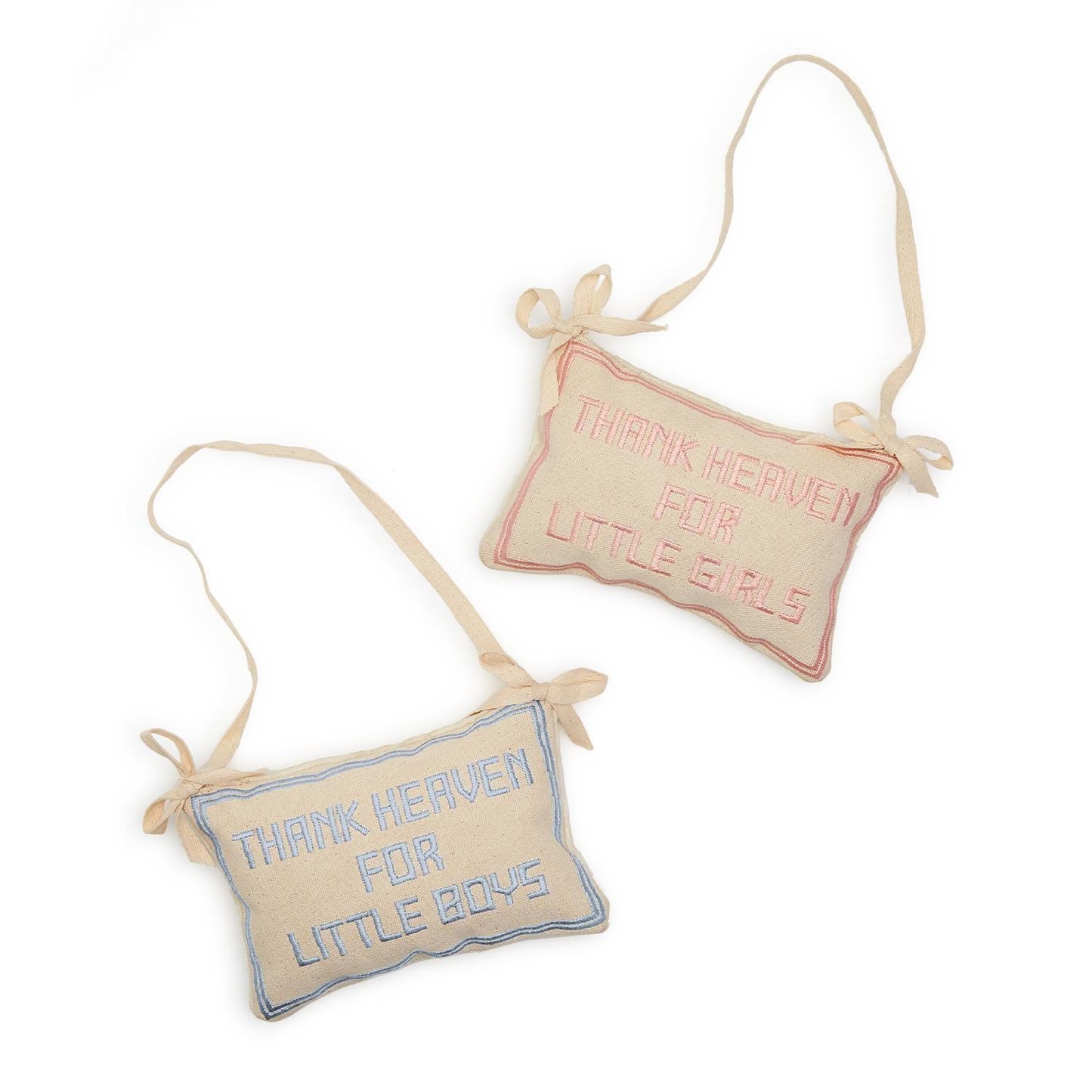 Thank Heaven Pillow Door Hanger Décor