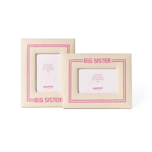 Big Sister Embroidered Frame