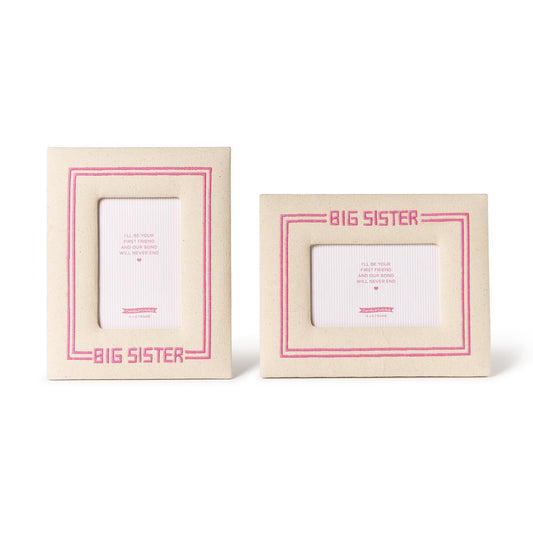 Big Sister Embroidered Frame