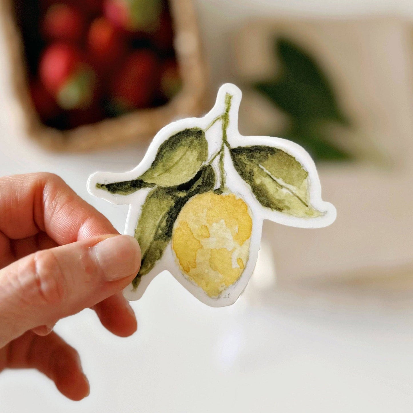 Lemon sticker