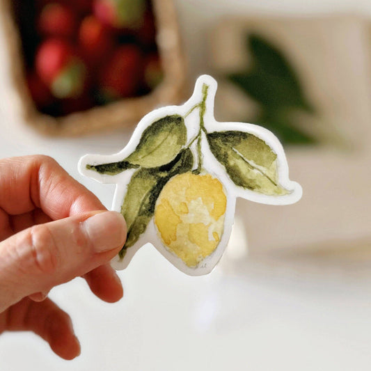 Lemon sticker