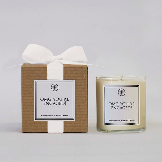 OMG You're Engaged! Soy Candle