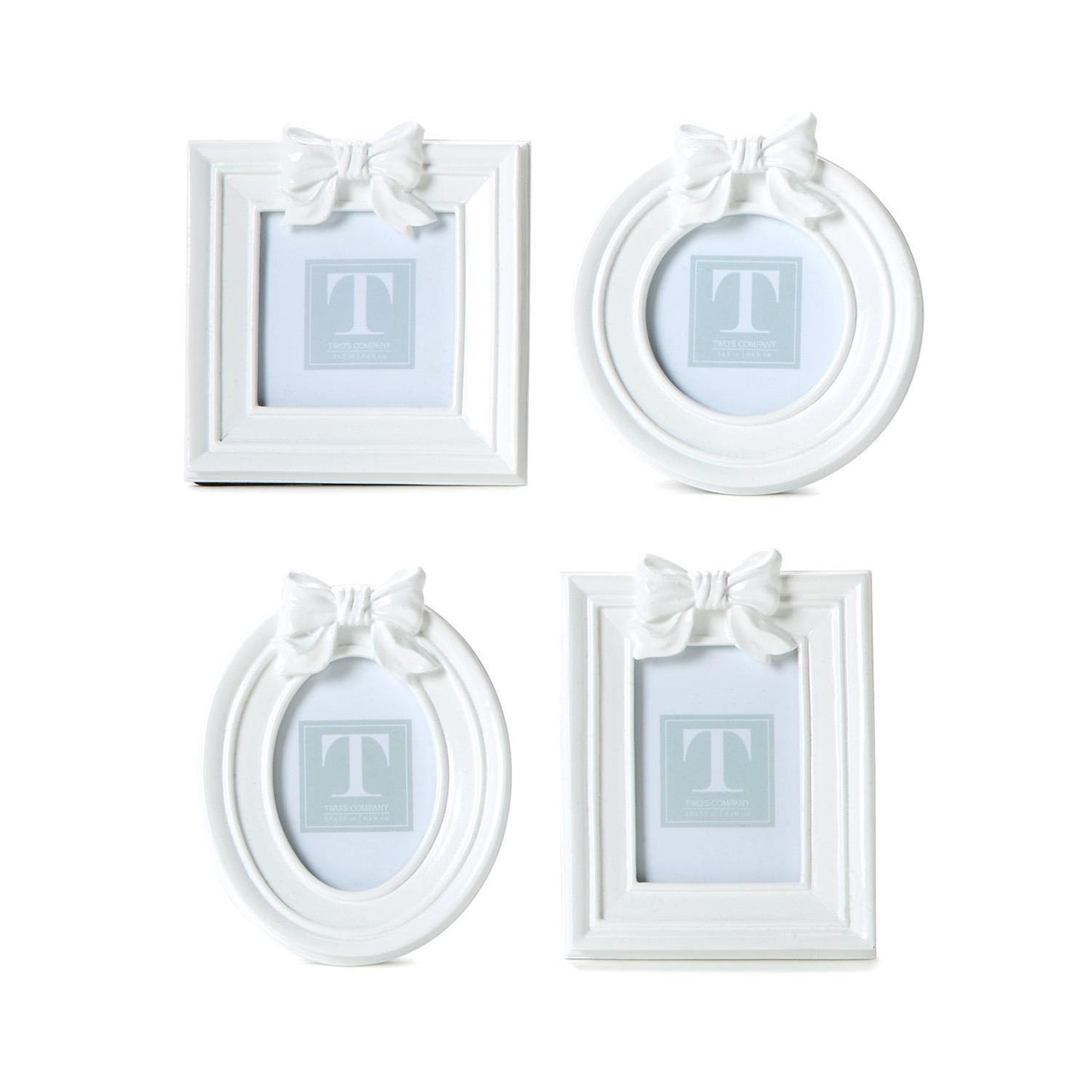 Whiter Bow Photo Frame