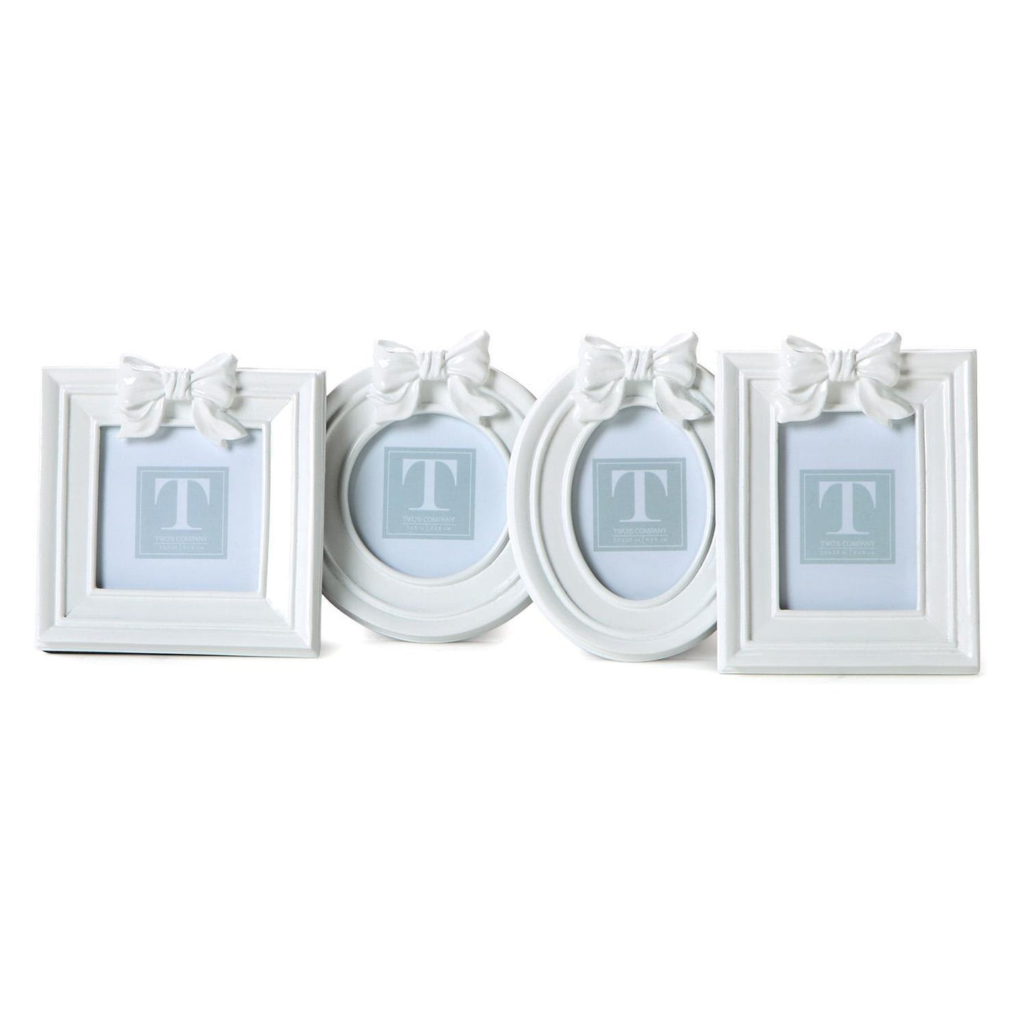Whiter Bow Photo Frame