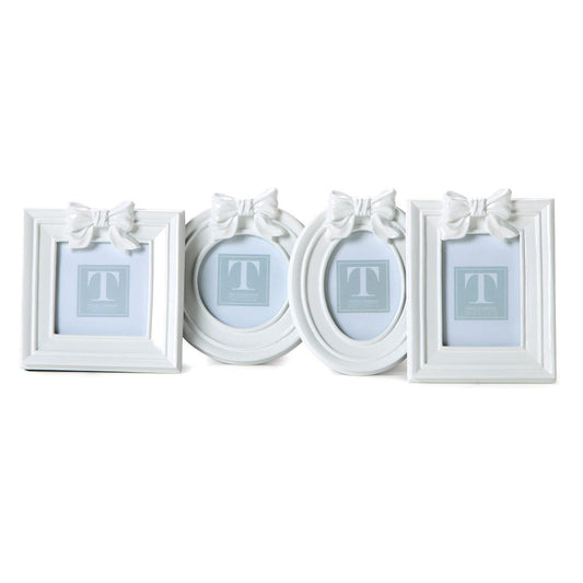 Whiter Bow Photo Frame