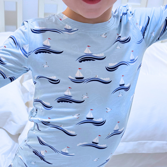 Sailboat Two-Piece Pajama Set