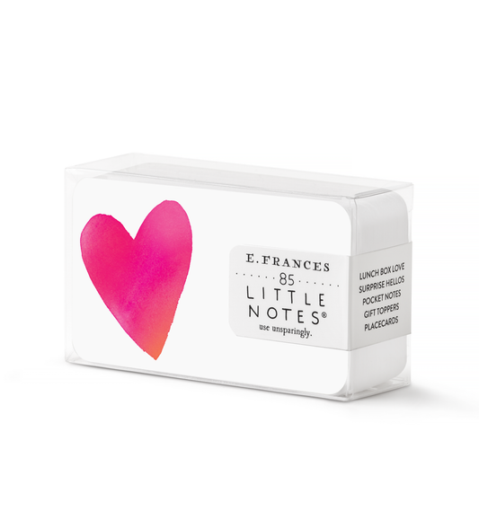 Big Heart Little Notes® – Boxed Set of 85 Mini Notecards