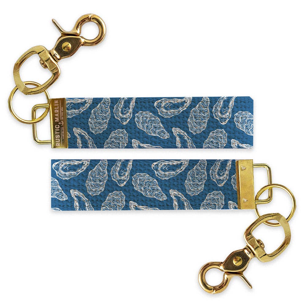 Oysters Keychain | Coastal Keychain | Bag Charm