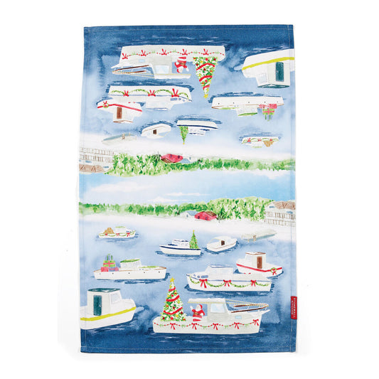 Christmas Prelude Tea Towel