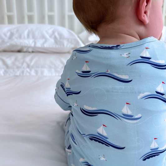 Sailboat Zippered Romper