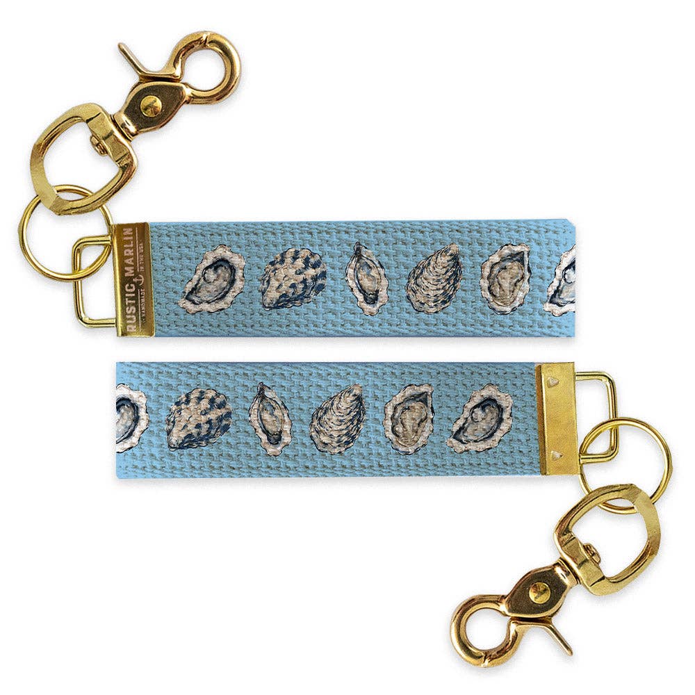 Oyster Blue Keychain