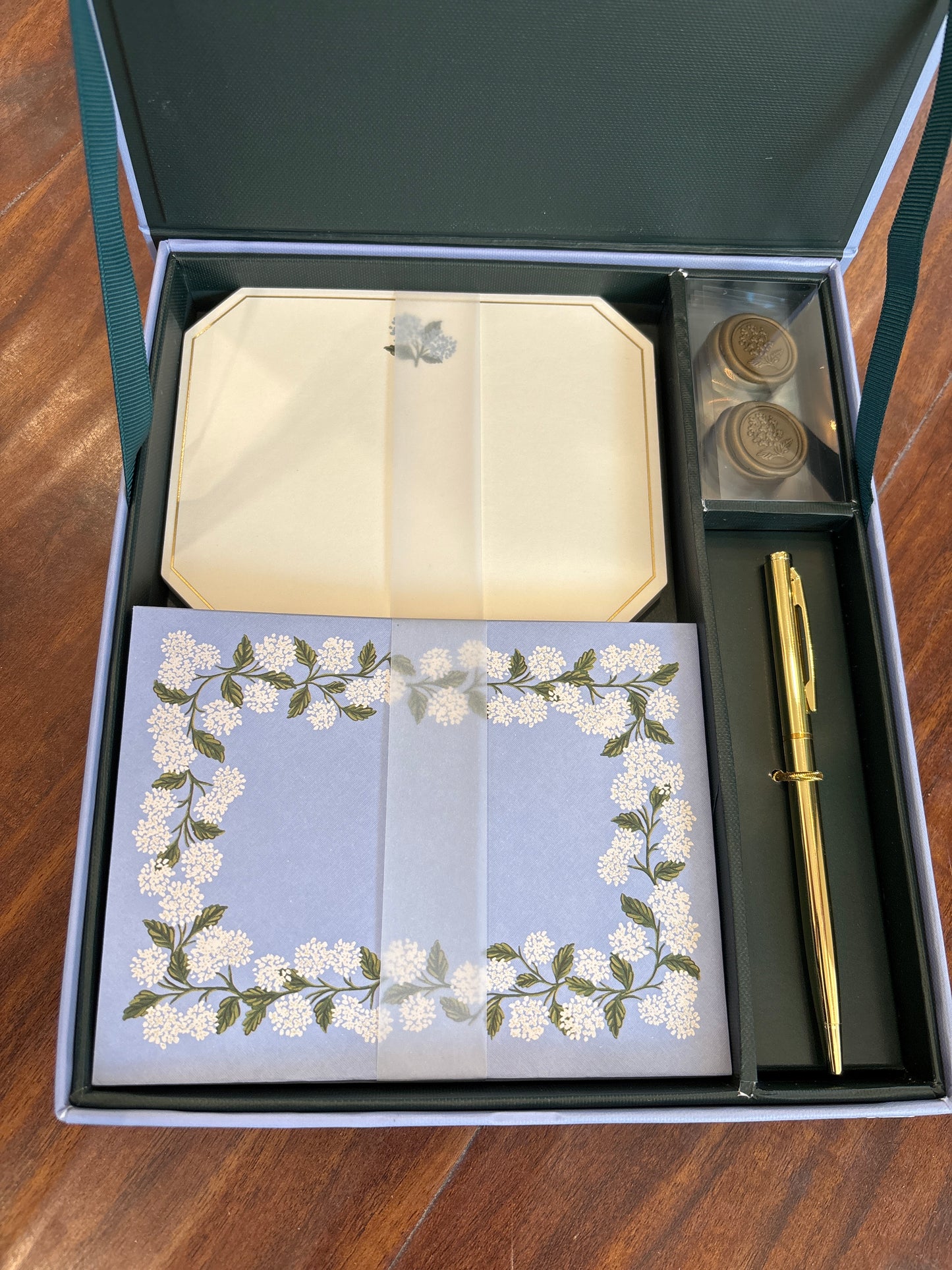 Hydrangea Note Writing Set