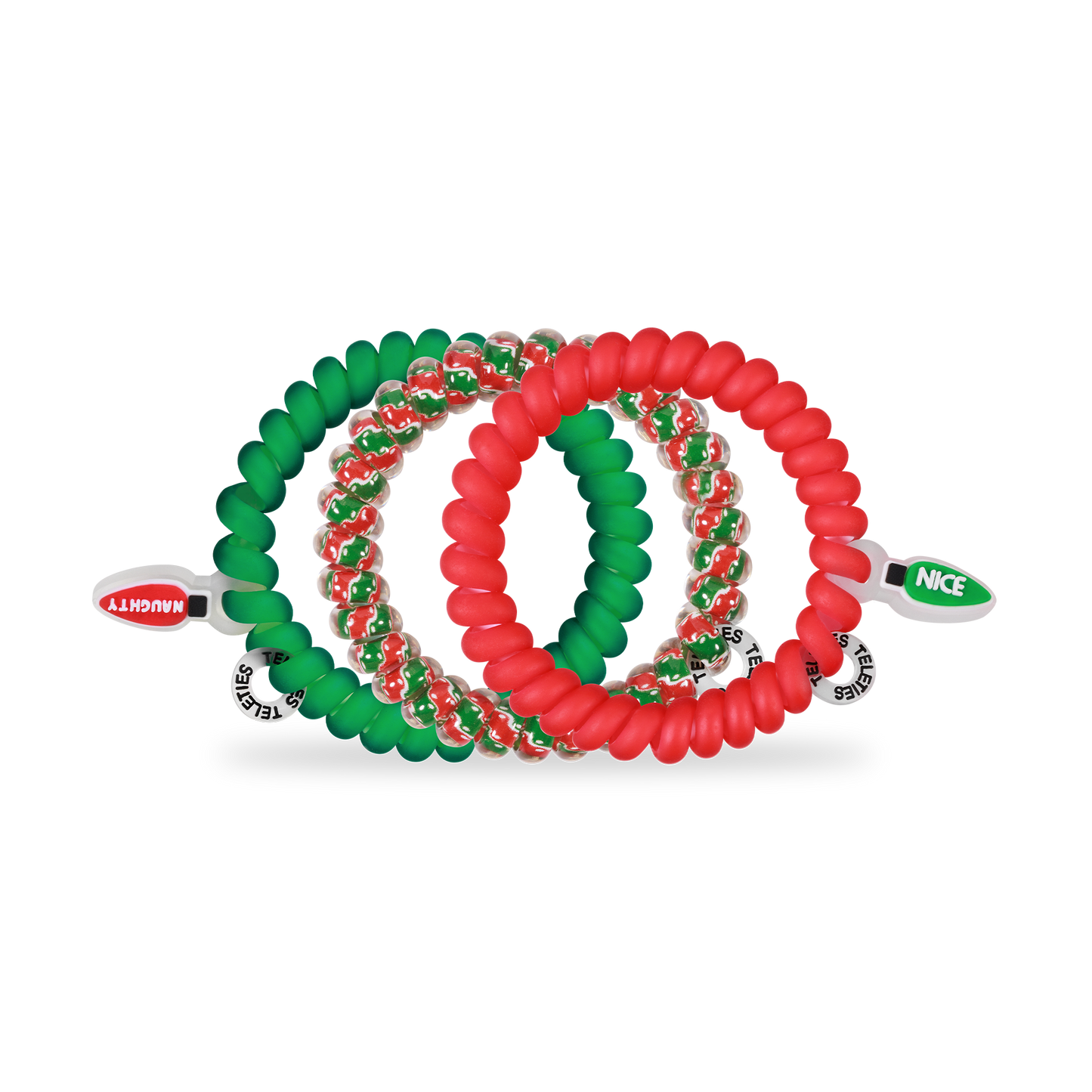 Spiral Hair Coils | Small | Naughty or Nice Hair Ties