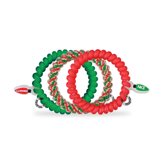 Spiral Hair Coils | Small | Naughty or Nice Hair Ties