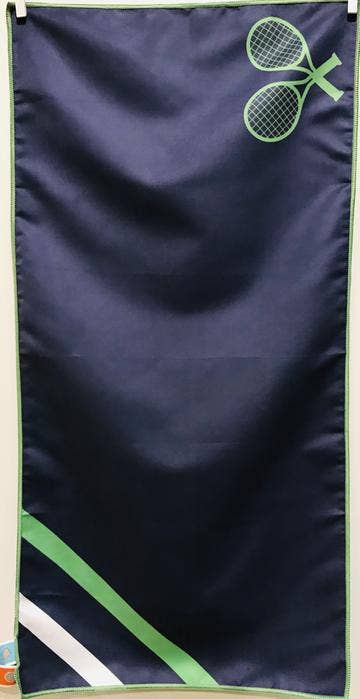 Tennis Towel - Corner Stripe
