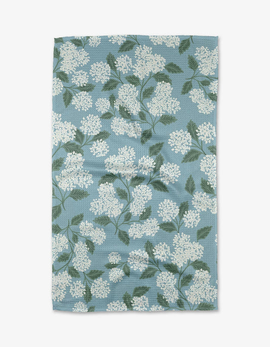 Garden Of Edith Hydrangea Tea Towel