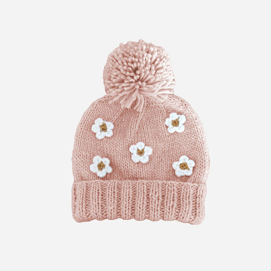 Blush Flower Baby Hat