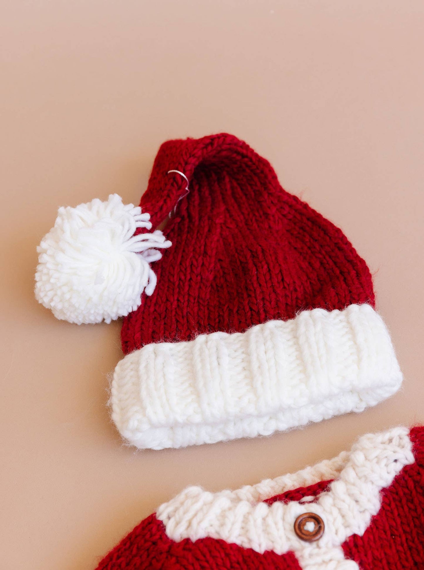 Baby Santa Knit Hat