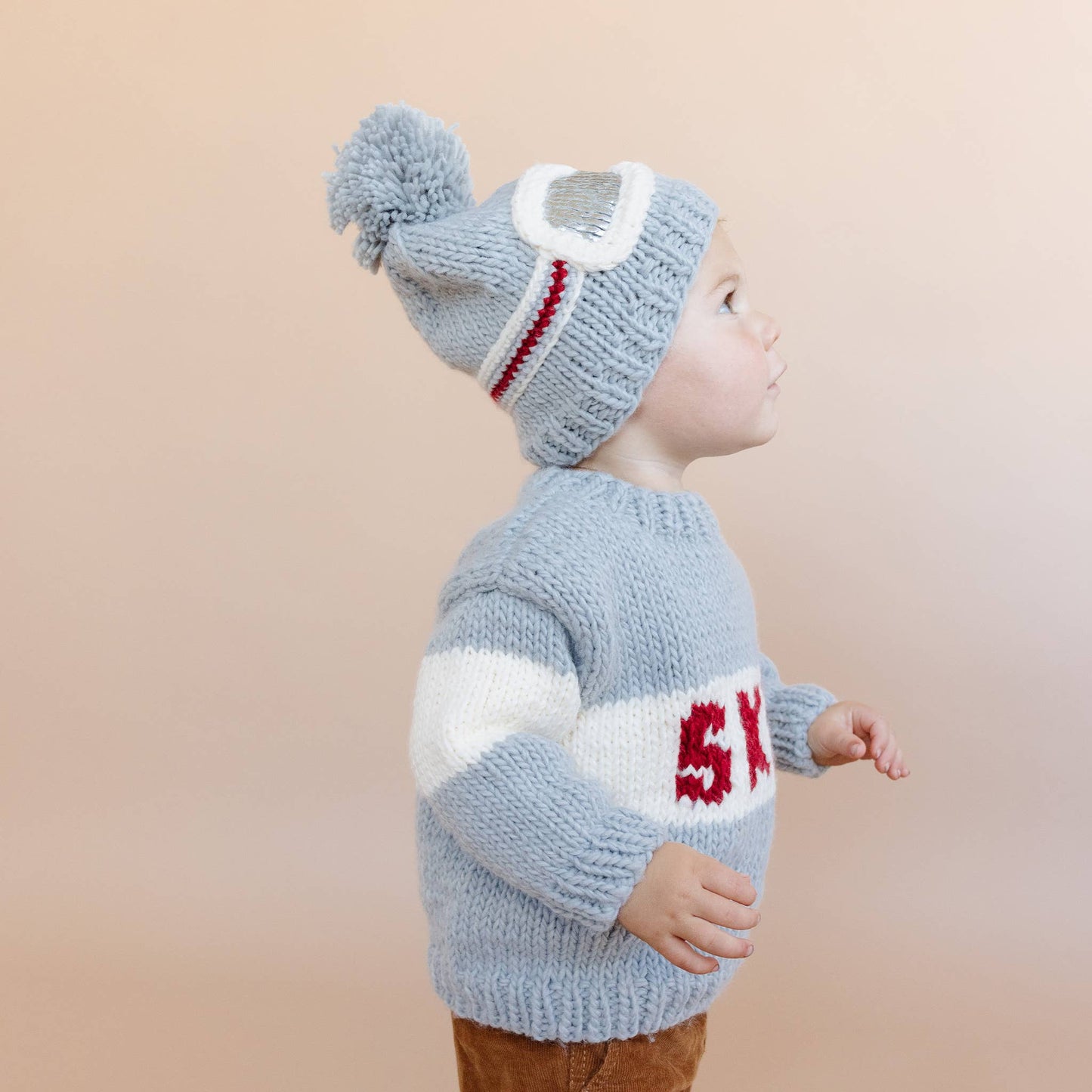 Baby Ski Sweater Bowie Grey